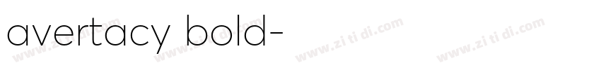 avertacy bold字体转换 avertacy bold字体转换
